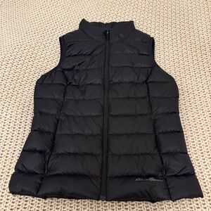 Eddie Bauer Midnight Black Quilted Vest